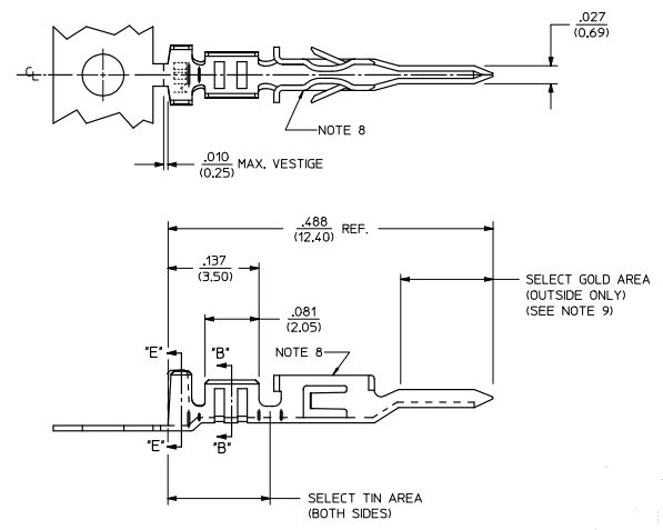 MOLEX连接器43031-0002参考图纸